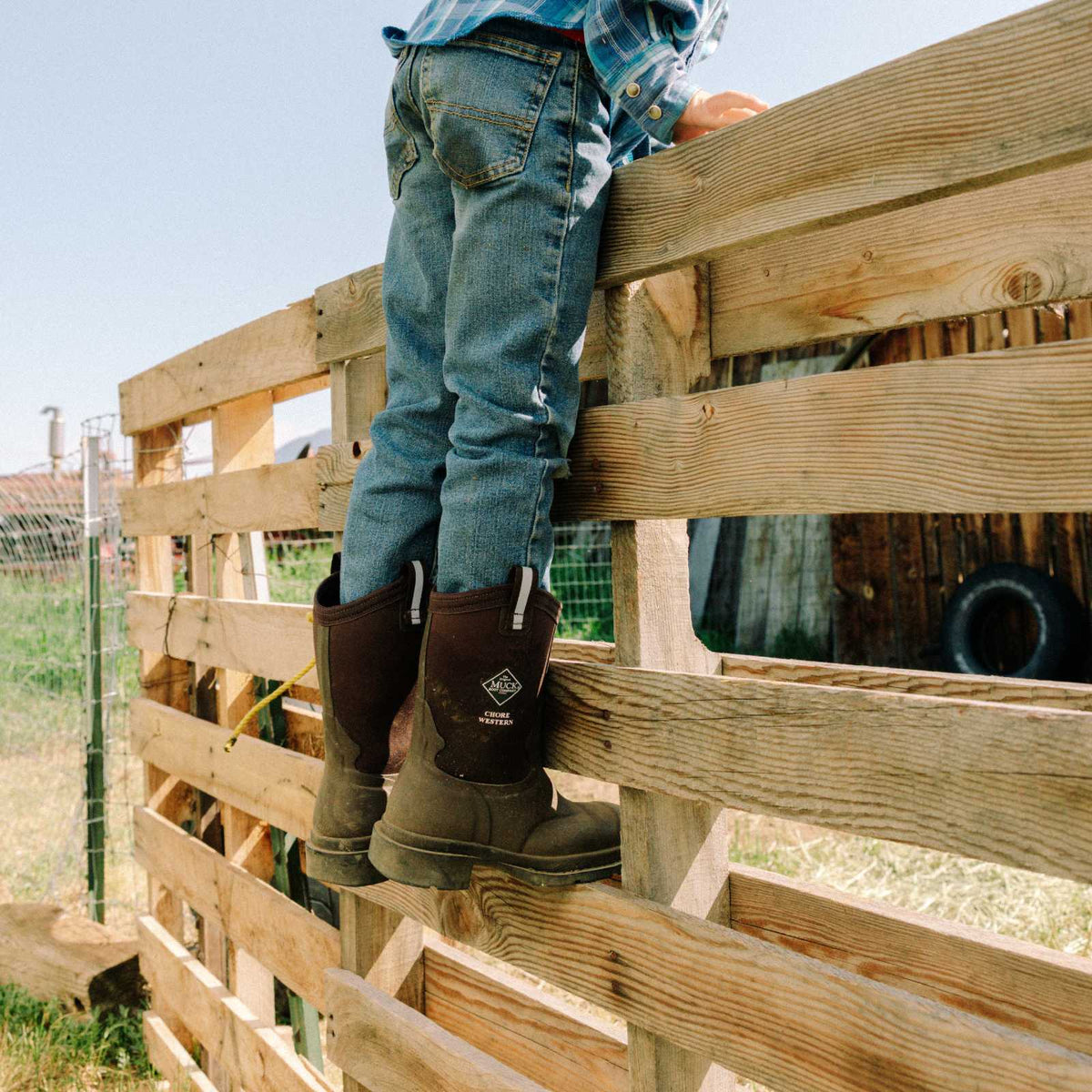 Muck Boot Company Big Kids' Chore Western Boot