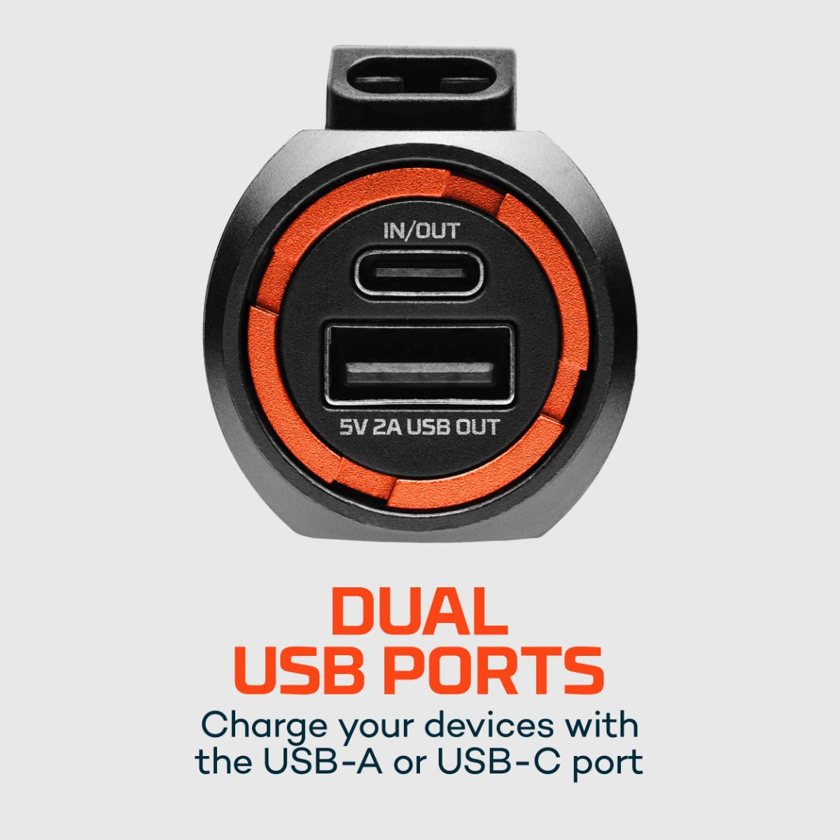 Nebo Transport 400 2-IN-1 Car Charger & Flashlight