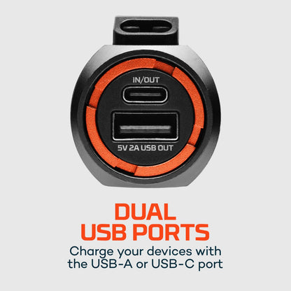 Nebo Transport 400 2-IN-1 Car Charger & Flashlight