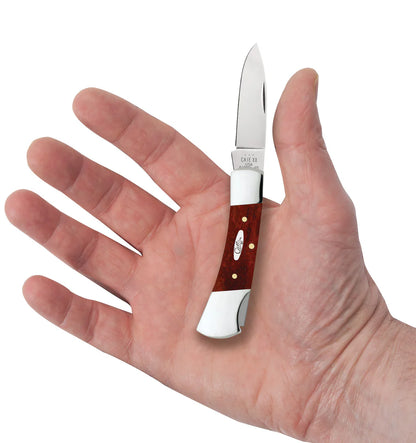 Case Smooth Chestnut Bone Lockback