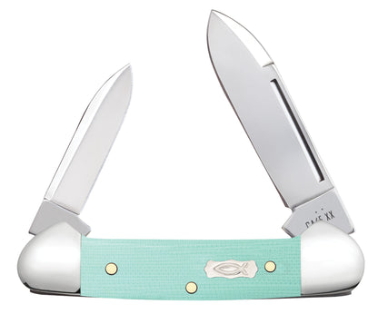 Case Smooth Seafoam Green G-10 Baby Butterbean