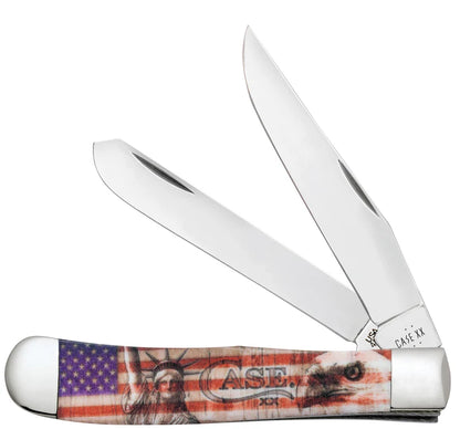 Case Trapper Patriotic Freedom Color Infusion 10678 Pocket Knife