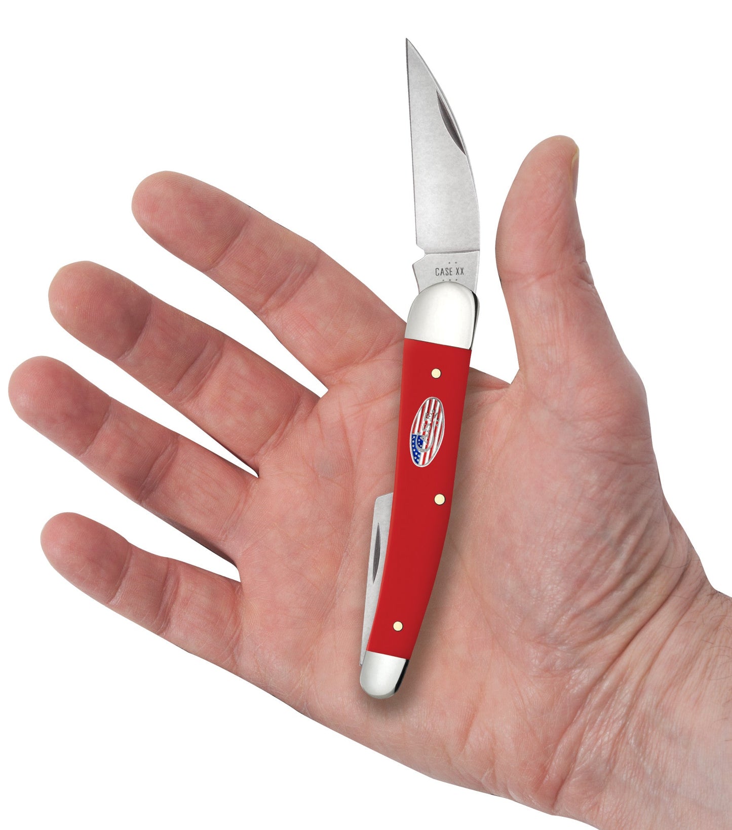 Case Smooth Red Synthetic American Workman CS Seahorse Whittler