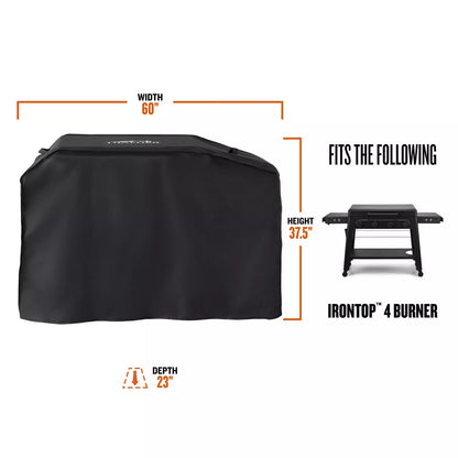 Traeger Irontop 4-Burner Full-Length Grill Cover BAC878P