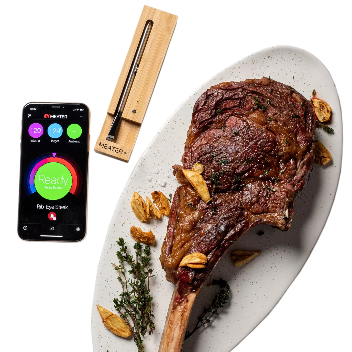 Traeger Meater Plus Wireless Meat Thermometer - Honey
