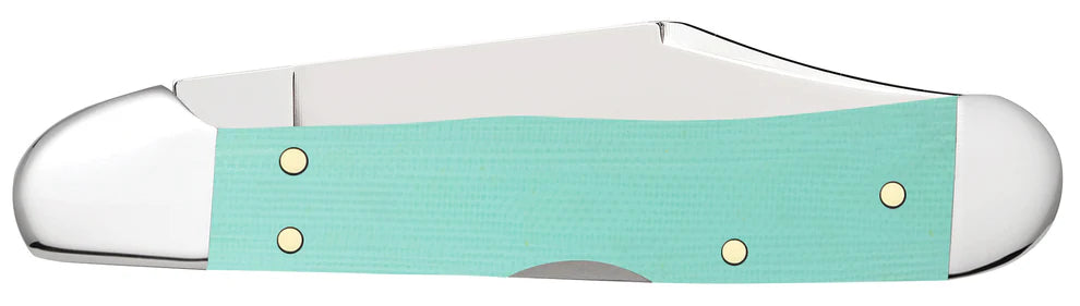 Case Smooth Seafoam Green G-10 Mini CopperLock®