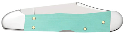 Case Smooth Seafoam Green G-10 Mini CopperLock®