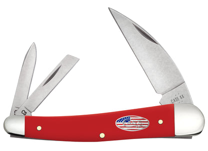 Case Smooth Red Synthetic American Workman CS Seahorse Whittler