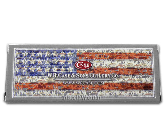 Case Knives Black Color Wash Natural Bone Green Line Stripes of Service Mini Trapper Pocket Knife
