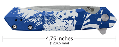 Case Blue Anodized Aluminum Kinzua® with Spear Blade