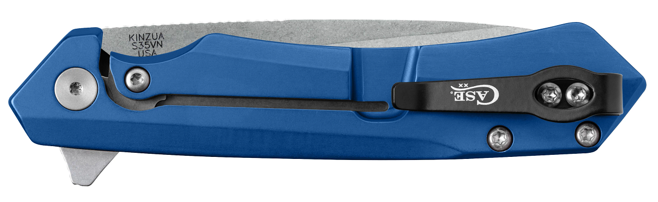 Case Blue Anodized Aluminum Kinzua® with Spear Blade