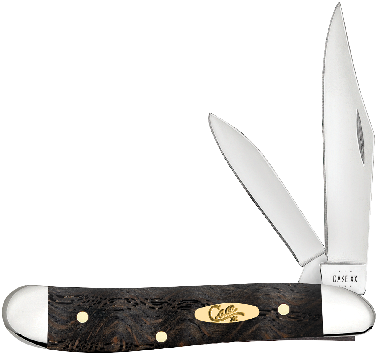 Case Black Curly Oak Wood Smooth Peanut