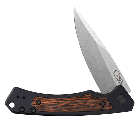 Case Black Anodized Aluminum W/Walnut Wood Inlay Marilla®