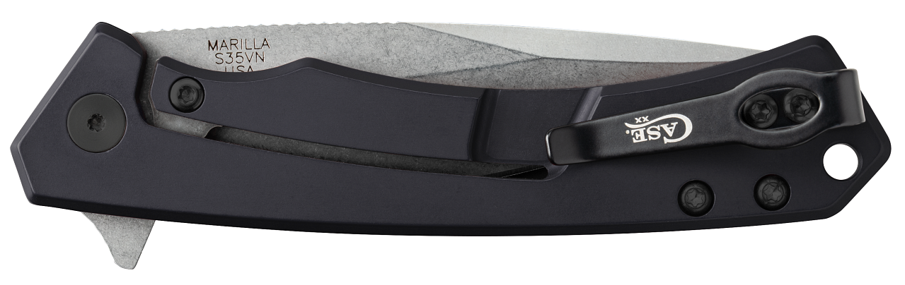 Case Black Anodized Aluminum W/Walnut Wood Inlay Marilla®
