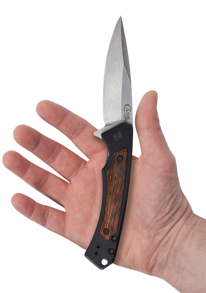 Case Black Anodized Aluminum W/Walnut Wood Inlay Marilla®