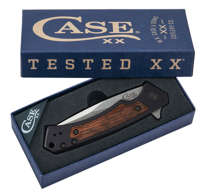 Case Black Anodized Aluminum W/Walnut Wood Inlay Marilla®