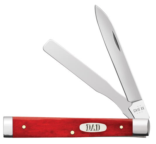 Case Knives Baby Doc DAD Dark Red Bone Stainless Pocket Knife