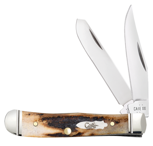Case Tiny Trapper Deer Stag 10862 Stainless Pocket Knife