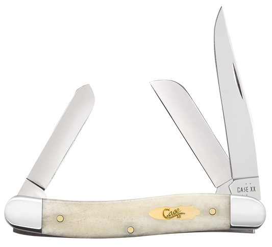 Case Natural Bone Smooth Medium Stockman