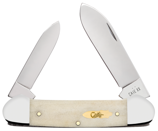 Case Natural Bone Smooth Canoe