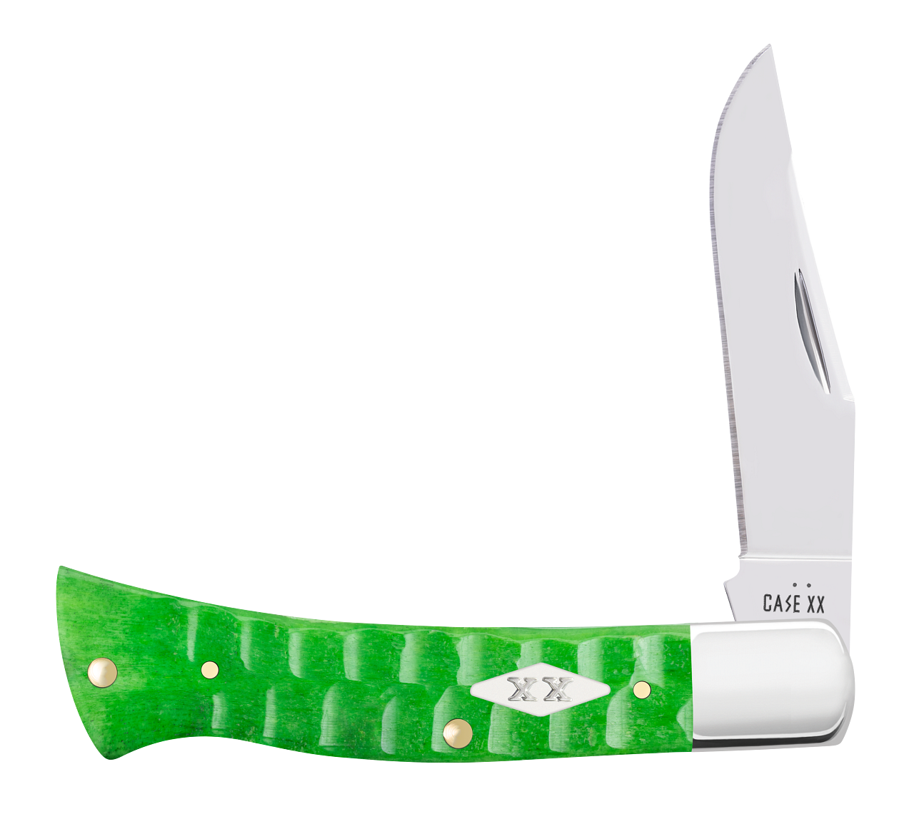 Case Axe Handle Gator Jig Bright Green Bone