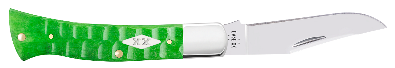 Case Axe Handle Gator Jig Bright Green Bone