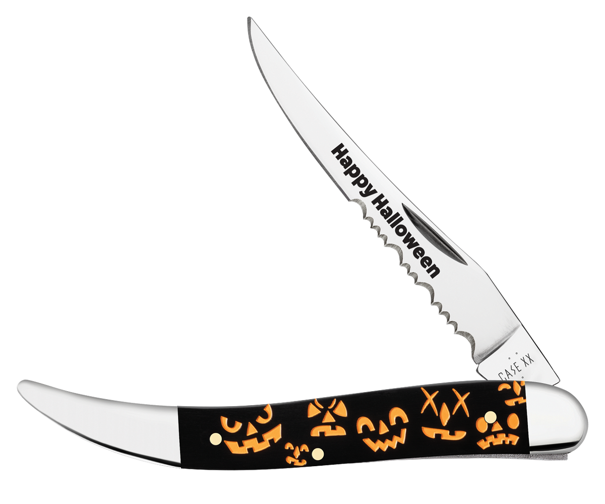 Case Medium Toothpick Halloween Black Synthetic 13364 Stainless Pocket Knife