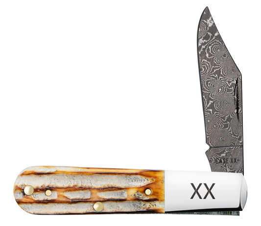 Barlow Jigged Burnt Natural Bone Damascus