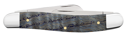 Case Smooth Blue Curly Oak Wood Medium Stockman