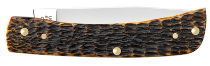 Case Sod Buster Jr Burnt Amber Bone Rogers Jig