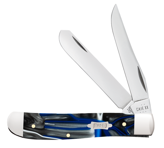 Case Knives Mini Trapper Pacific Tides Kirinite Stainless Pocket Knife