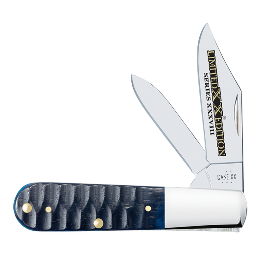 Case Barlow Limited Edition Gator Jig Ocean Blue Bone 53981 Stainless Pocket Knife