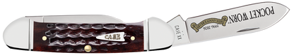 Case Pocket Worn 30th Anniversary Mahogany Bone Corn Cob Jig Canoe