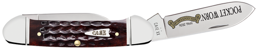 Case Pocket Worn 30th Anniversary Mahogany Bone Corn Cob Jig Canoe