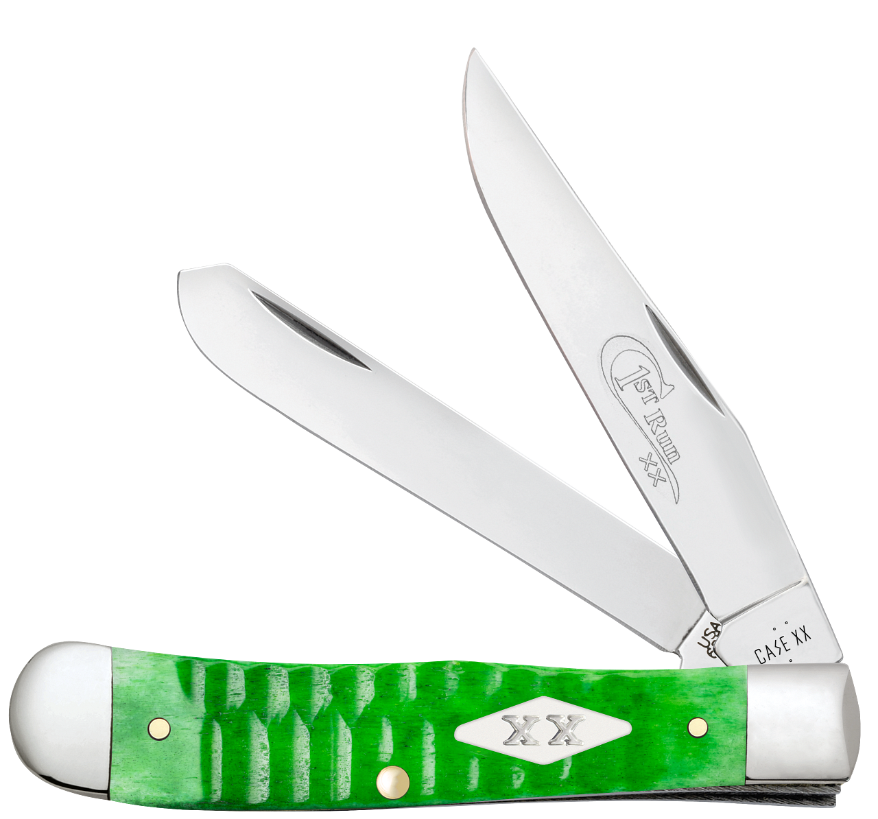 Case Bright Green Bone Gator Jig Trapper