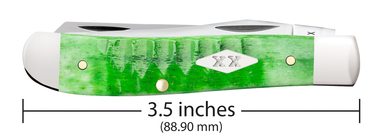 Case Bright Green Bone Gator Jig Mini Trapper