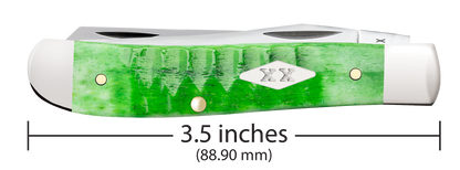 Case Bright Green Bone Gator Jig Mini Trapper