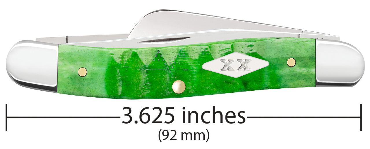 Case Bright Green Bone Jig Medium Stockman