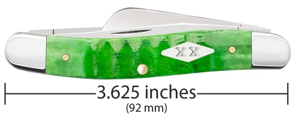 Case Bright Green Bone Jig Medium Stockman