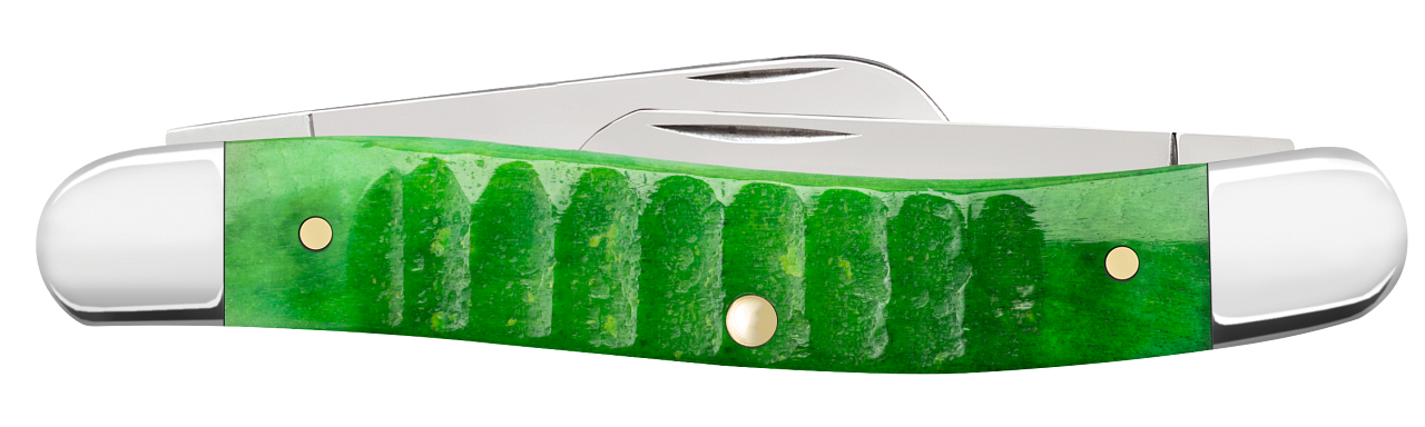 Case Bright Green Bone Jig Medium Stockman