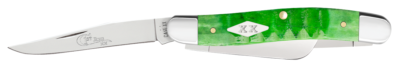 Case Bright Green Bone Jig Medium Stockman