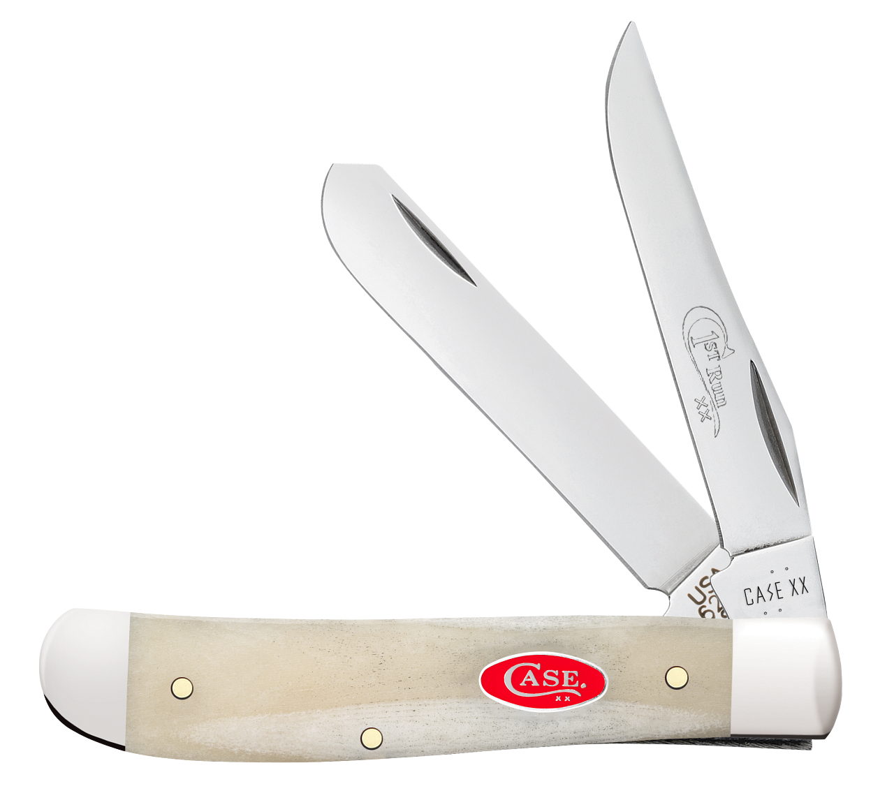 Case Natural Bone Smooth Mini Trapper