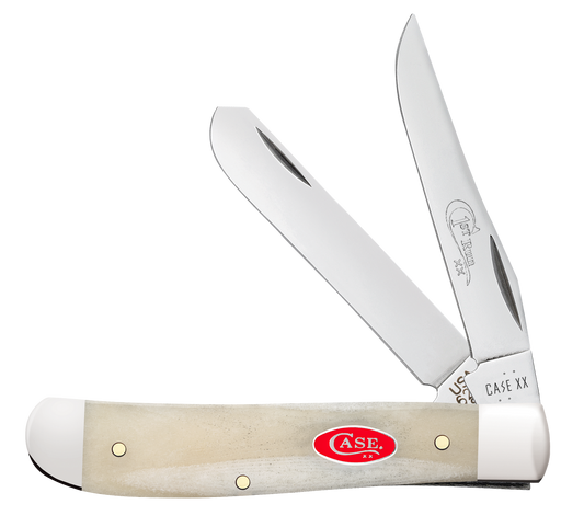 Case Natural Bone Smooth Mini Trapper