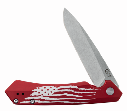 Case Red Anodized Aluminum Kinzua® with Spear Blade