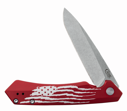 Case Red Anodized Aluminum Kinzua® with Spear Blade