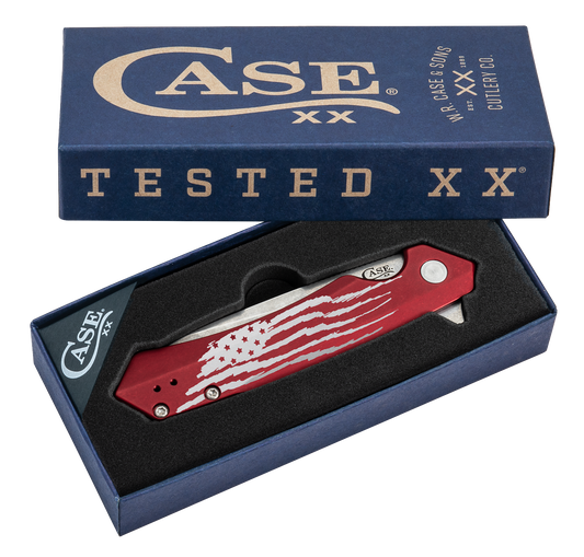 Case Red Anodized Aluminum Kinzua® with Spear Blade