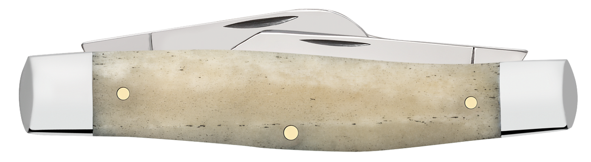 Case Large Stockman Halloween Colorwash Natural Bone 13366 Pocket Knife