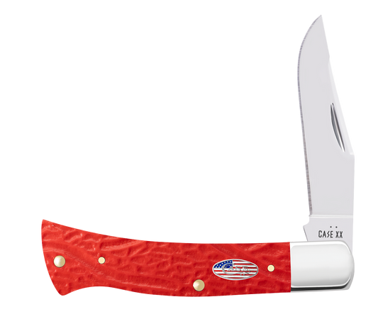 Case Red Synthetic Rough Jigged Axe Handle 30696 Pocket Knife
