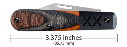 Case Barlow XR Crossroads Ember Glow DymaLux Wood 53166 Pocket Knife