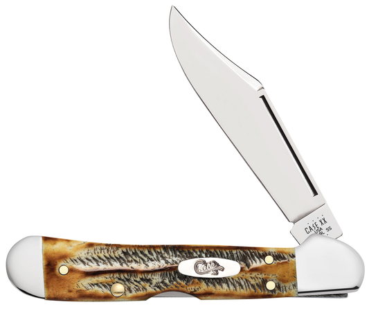 Case Mini Copperlock 6.5 BoneStag 65327 Stainless Pocket Knife